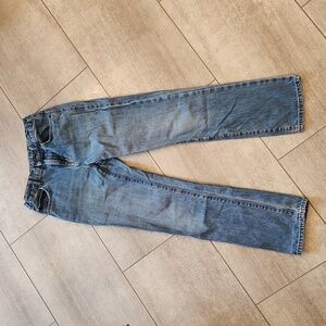 Boys Straight Jeans Childrens Place Sz 12 Stonewash 5 Pocket Waistband Adjuster